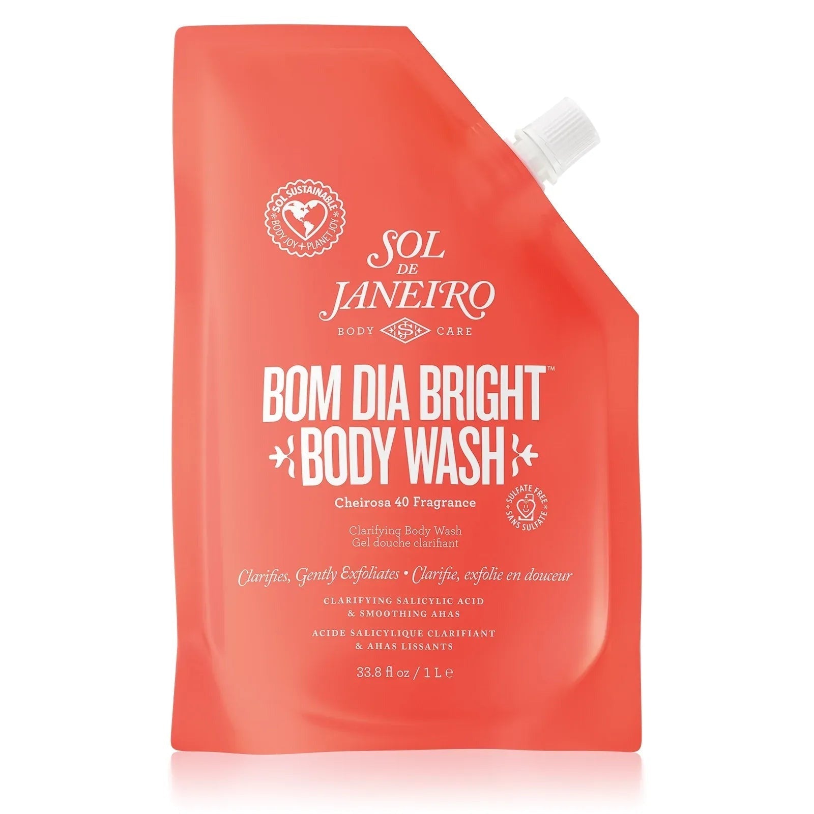 Bom Dia BrightTM Clarifying AHA BHA Body Wash