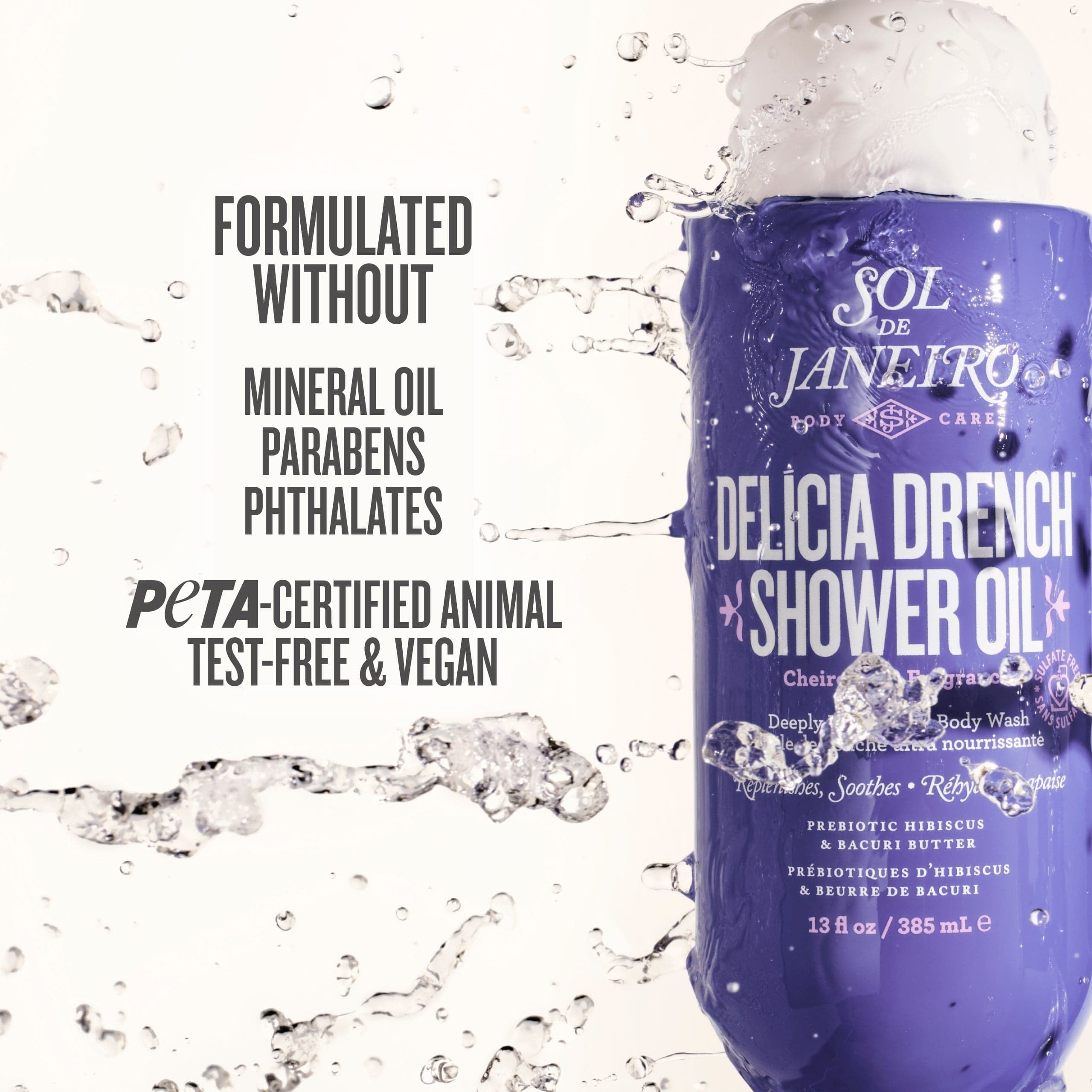 Delícia DrenchTM Shower Oil